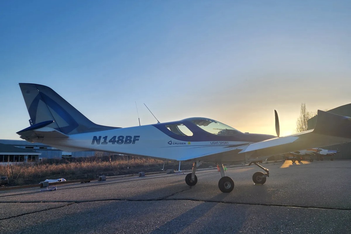 2018 Czech SportCruiser LSA N148BF – left side sunset