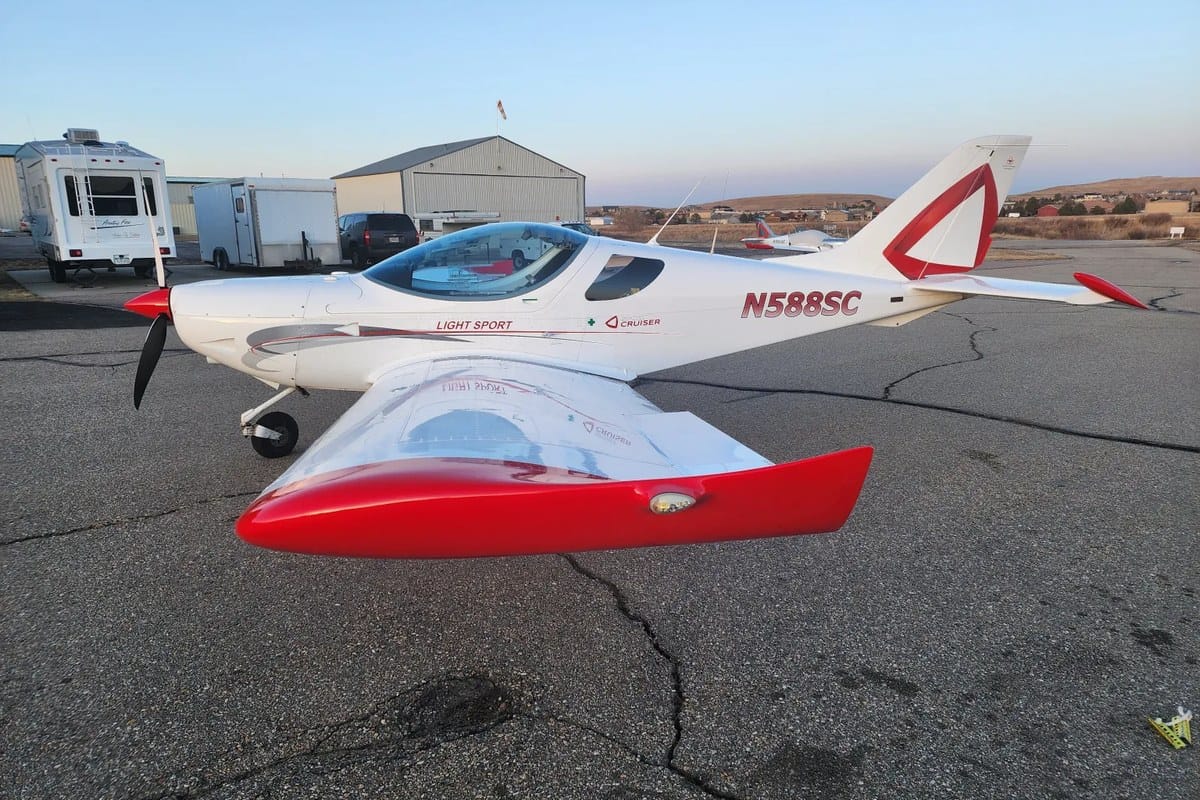 2019 Czech SportCruiser LSA N588SC – right side canopy open