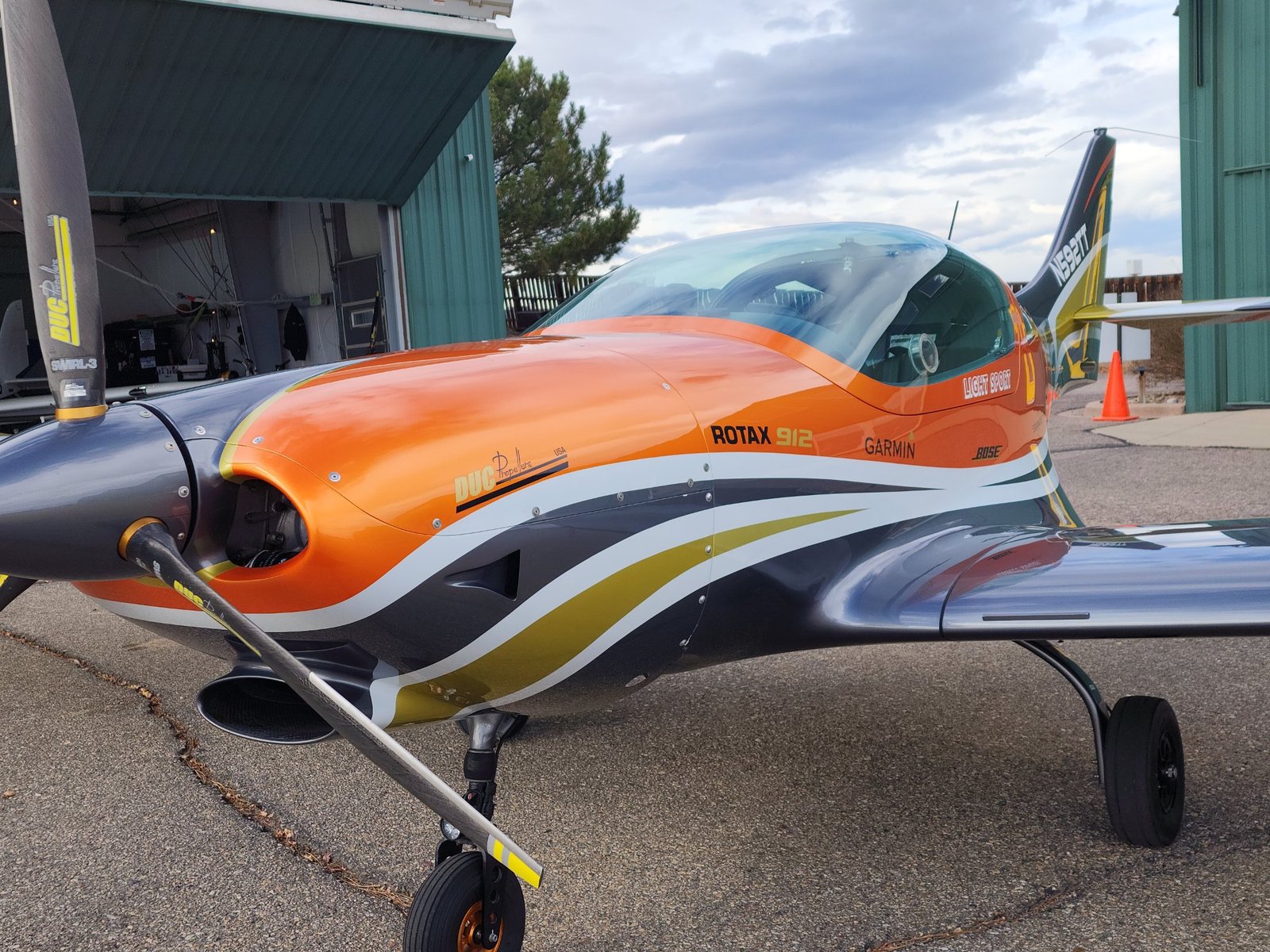 2023 JMB VL-3 LSA N592TT – nose DUC propeller close