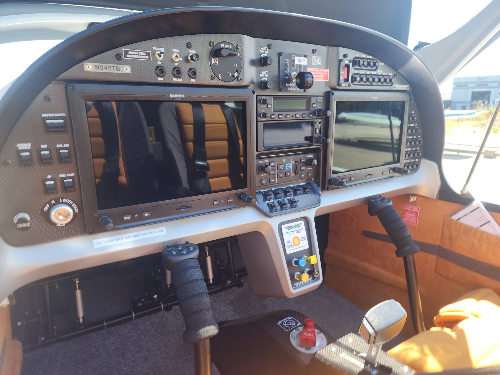 2024 Evektor Harmony LSA N945TB – Garmin G3X cockpit panel