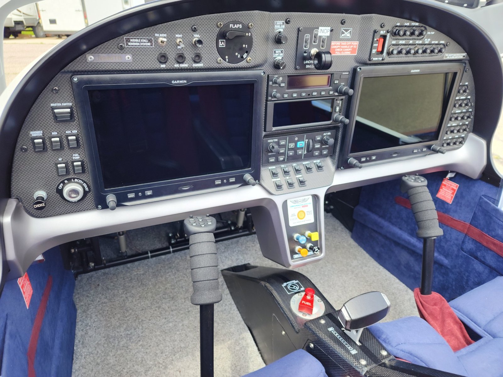 2024 Evektor Harmony LSA N946TB – Garmin G3X cockpit panel