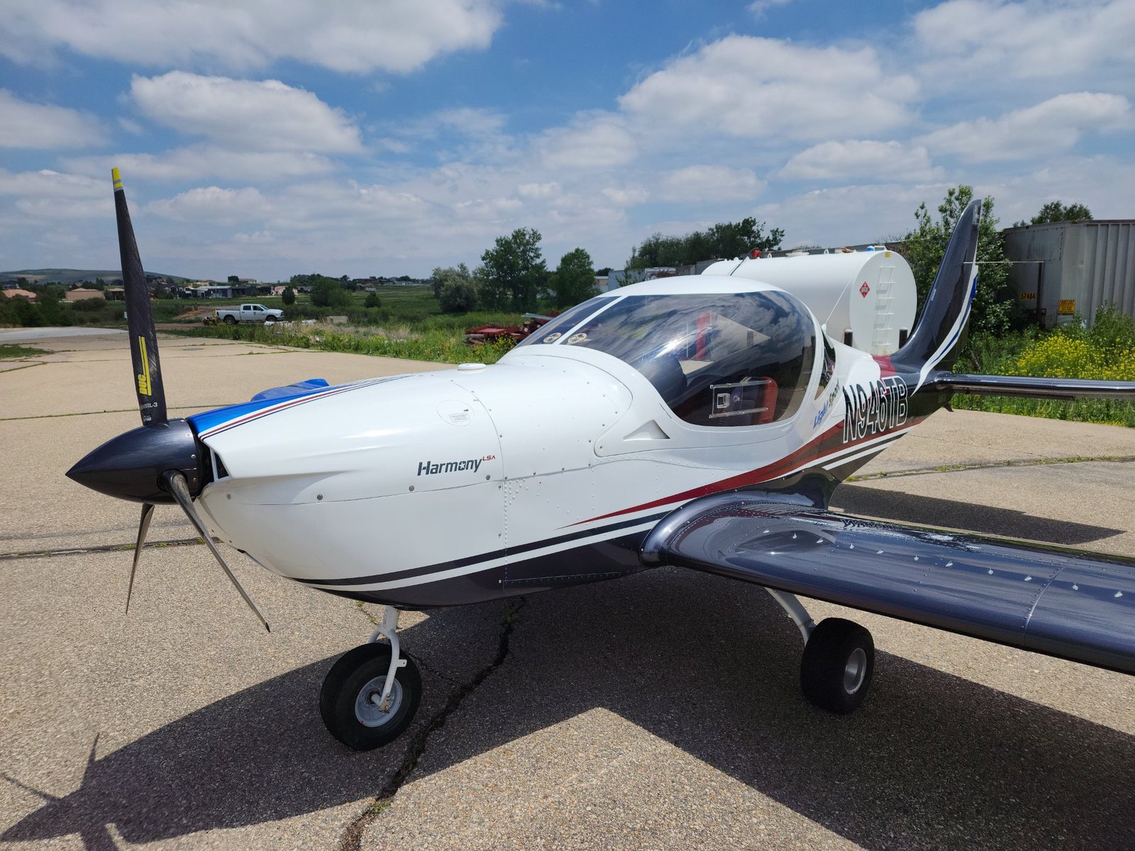 2024 Evektor Harmony LSA N946TB – nose 3/4 left DUC prop