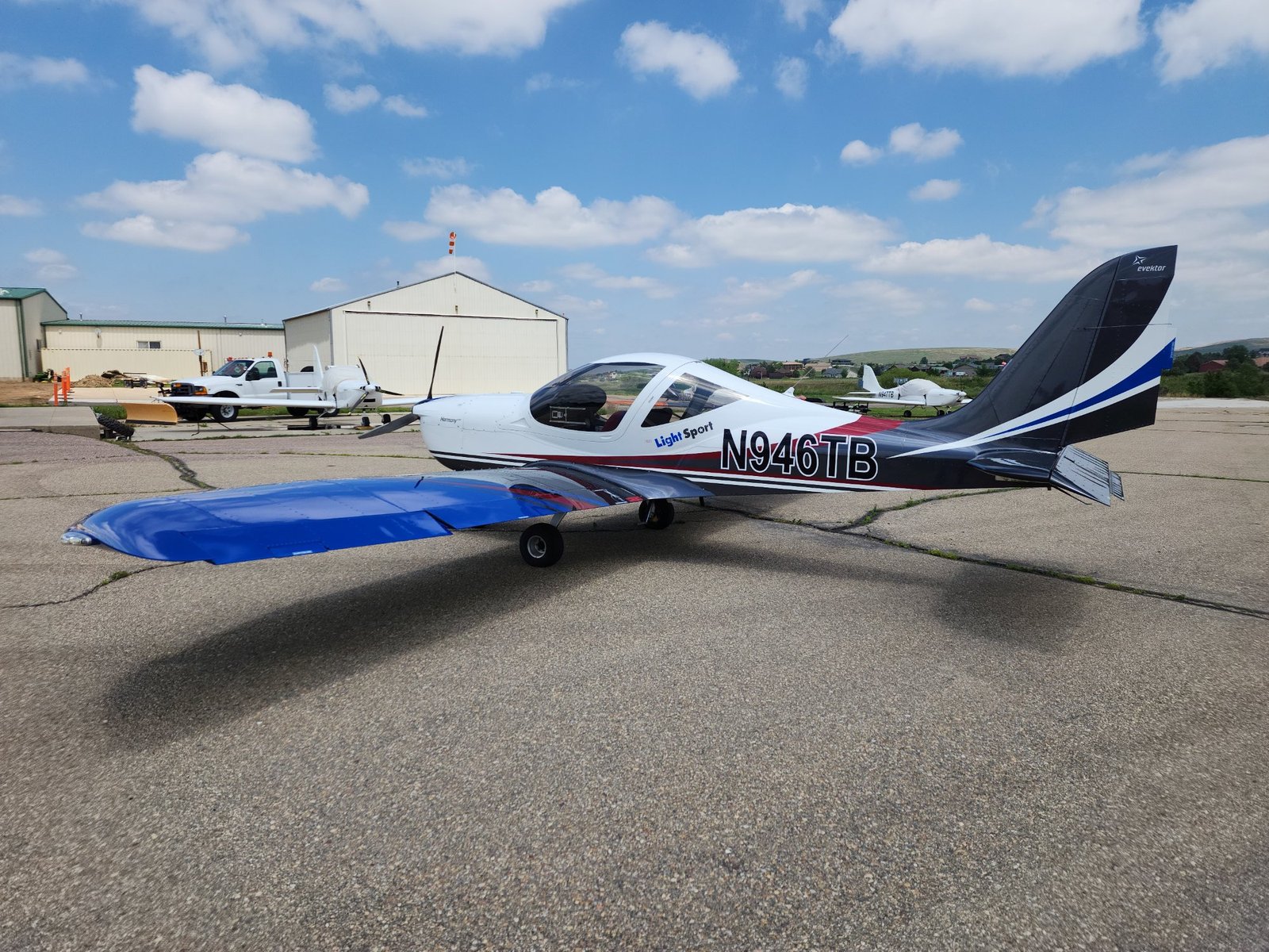 2024 Evektor Harmony LSA N946TB – left profile with flaps