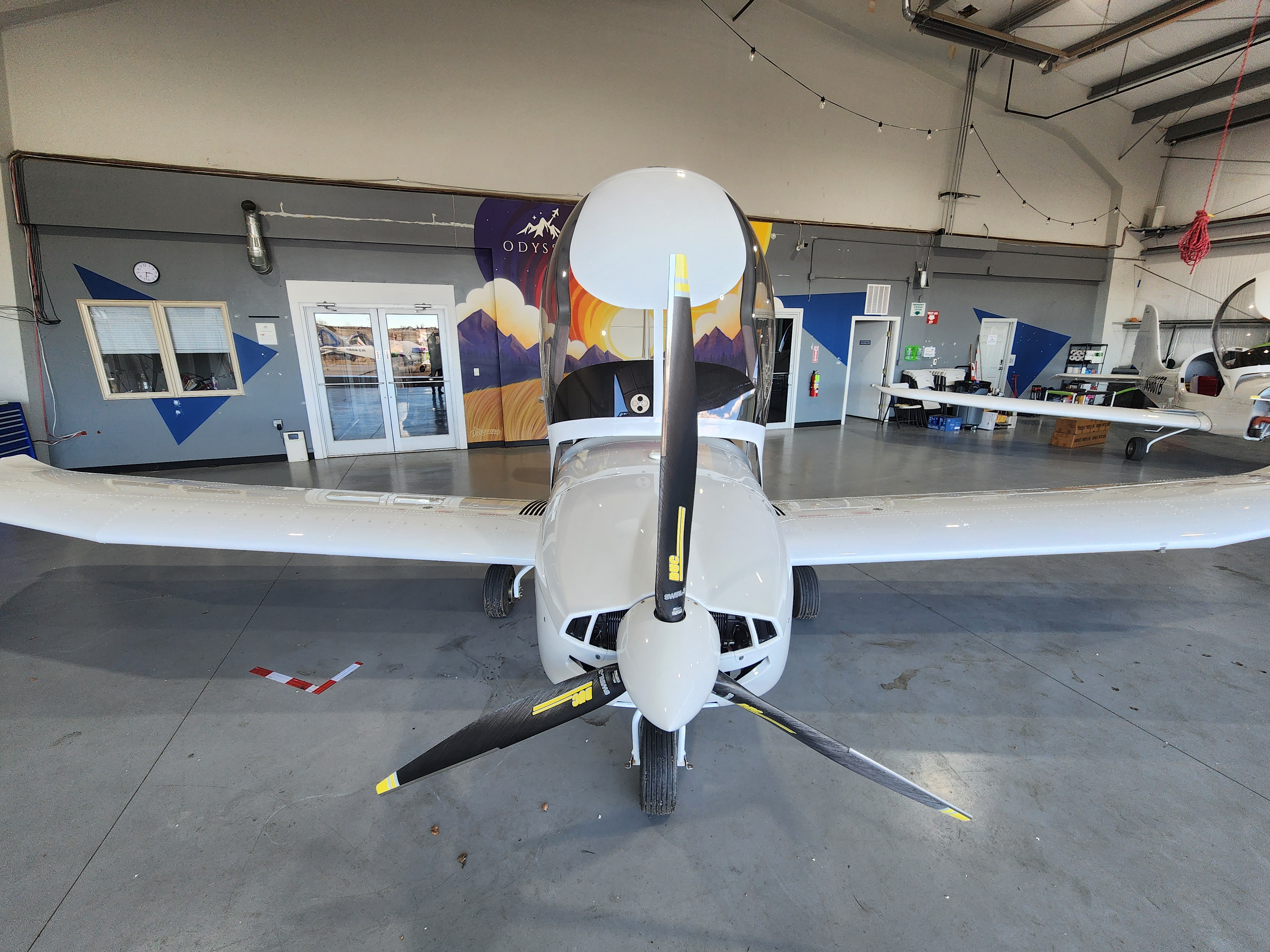 2025 Evektor Harmony LSA N987TB – cockpit panel, dual Garmin G3X, dual controls