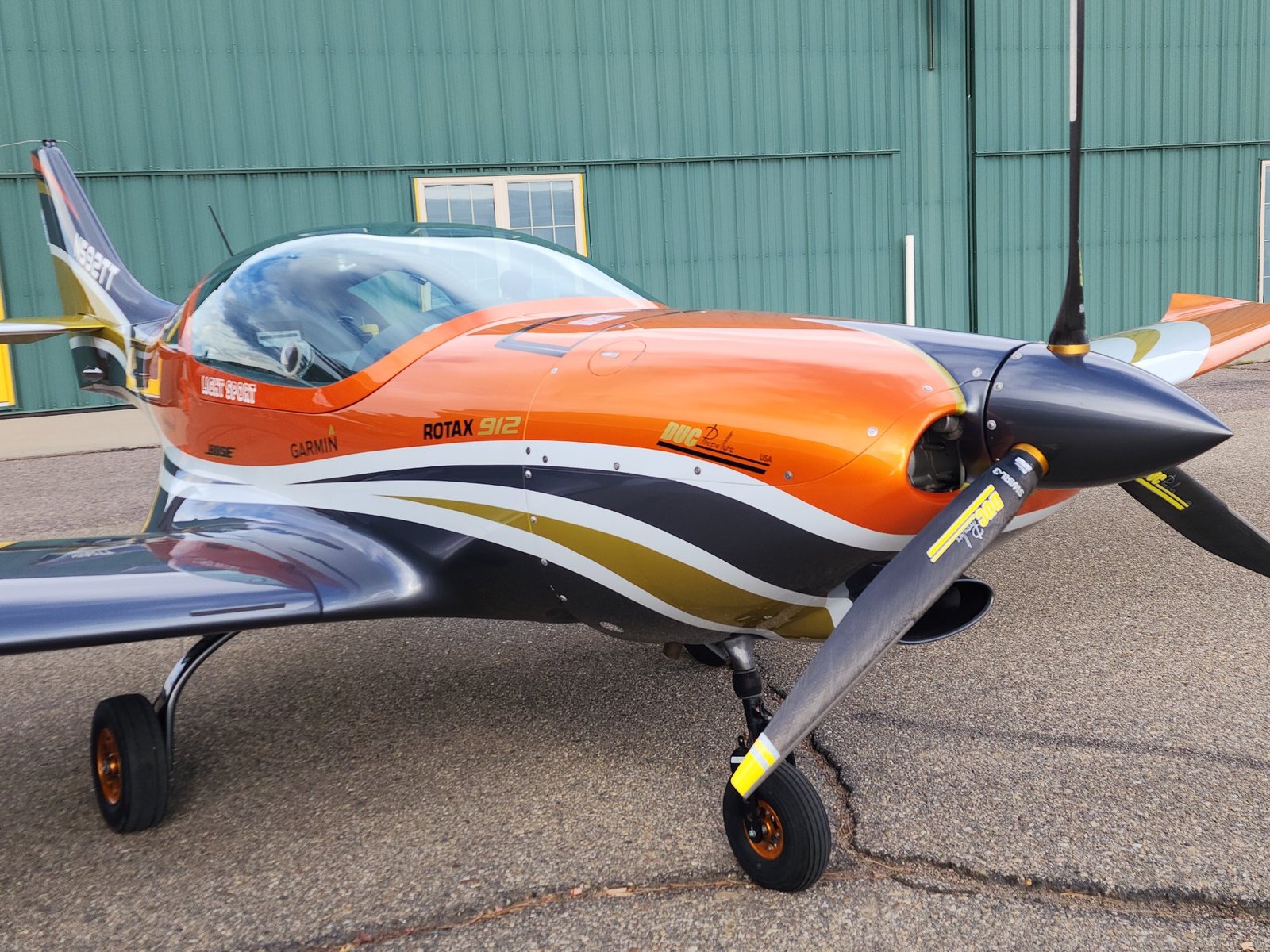 JMB VL-3 light sport aircraft, N592TT, on the ramp